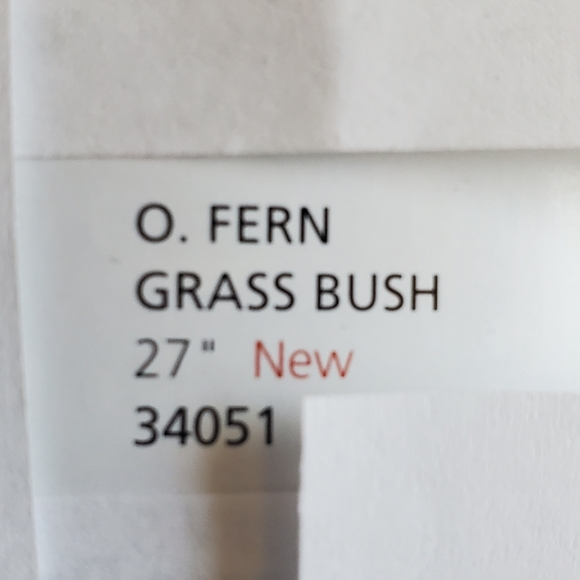 Fern Grass Bush Home Interiors New 27" floral filler decor use in arrangement - Picture 13 of 16